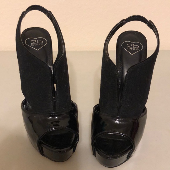 2b Bebe Heels - Picture 1 of 3